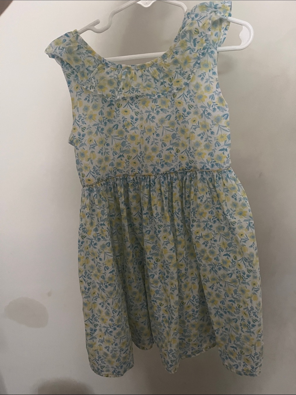 Tommy Bahama Yellow and Blue Floral Cotton Sundress